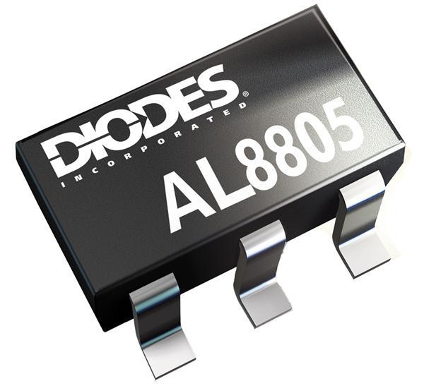 LED驱动芯片AL8805W5-7 SOT-23-5封装DIODES美台全新原装现货