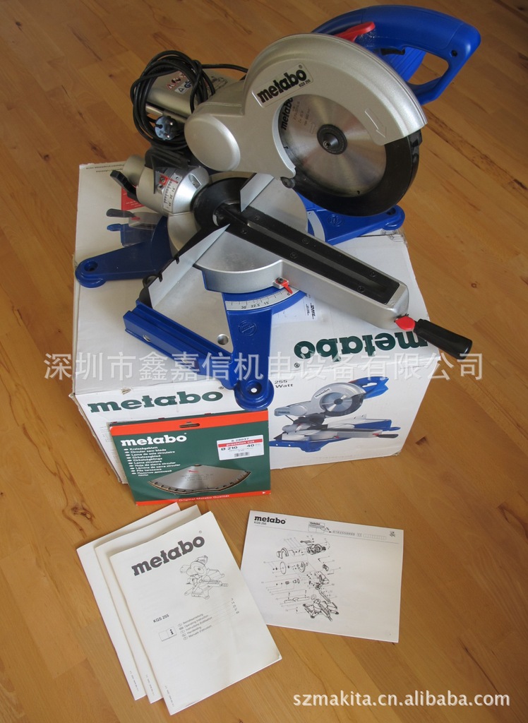 批发零售德国metabo麦太保滑动复合式斜切锯KGS255