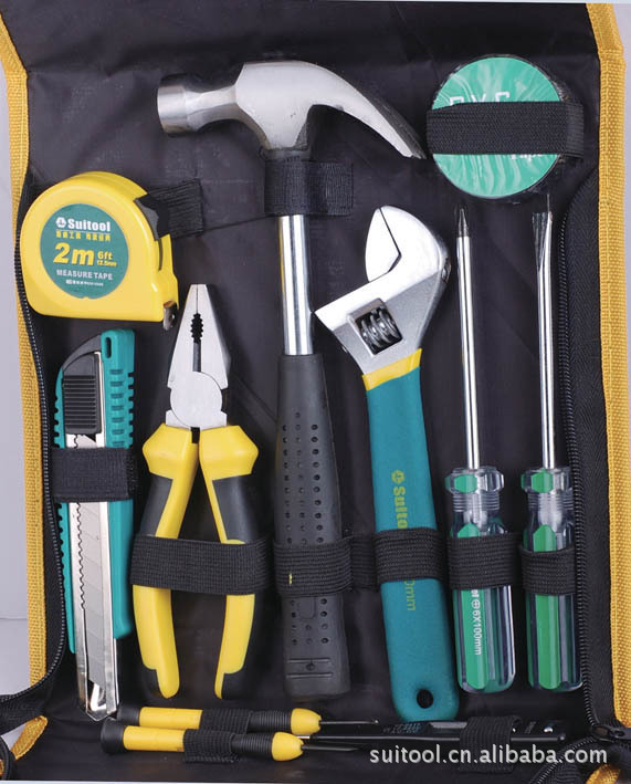 德普斯威12件牛津包，工具包，组合工具,五金套装，家用工具套装