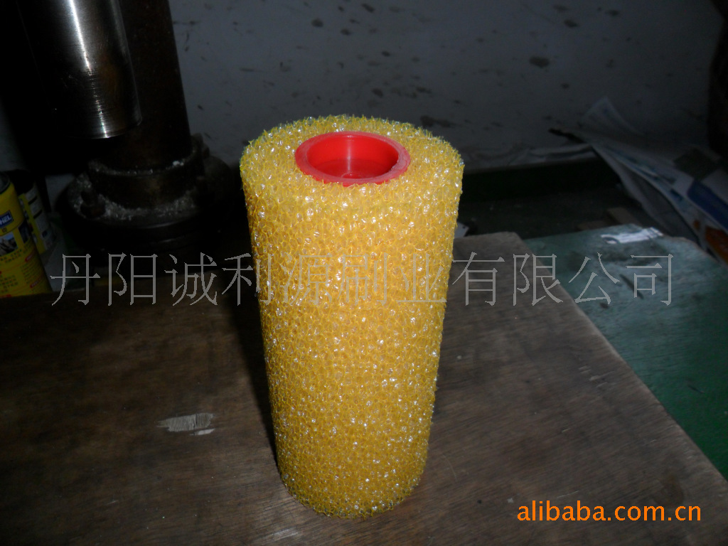 【量大从优】9寸海绵滚筒刷 橙色聚酯海绵滚筒刷 植绒海绵滚筒刷