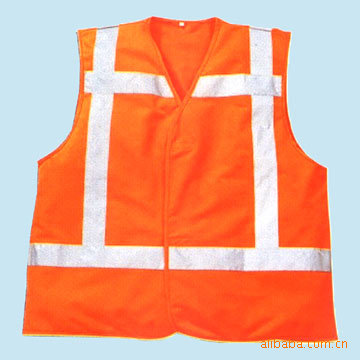 反光安全背心 反光材料 夜间工作执勤反光外套