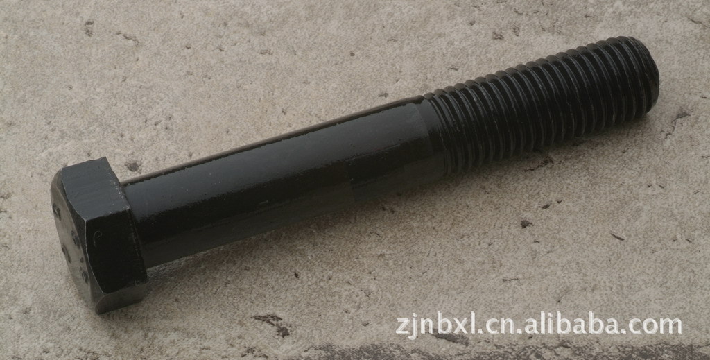 厂家直销！供应8.8级外六角螺栓氧化发黑