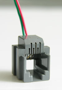 RJ11带线通讯插座， 623K带线电话插座