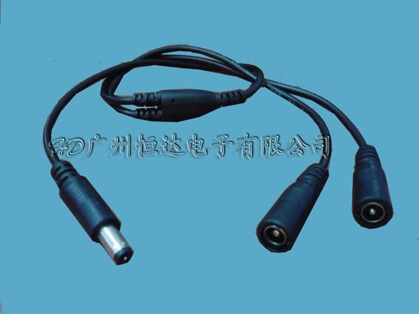 5.5*2.1DC一分二DC母线，12V电源线