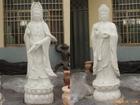 White marble a buddism godness guanyin Buddha Sculpture White marble sculpture stone carving