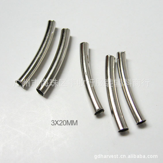 各种手工订珠五金服装配件金属管 厂家直销