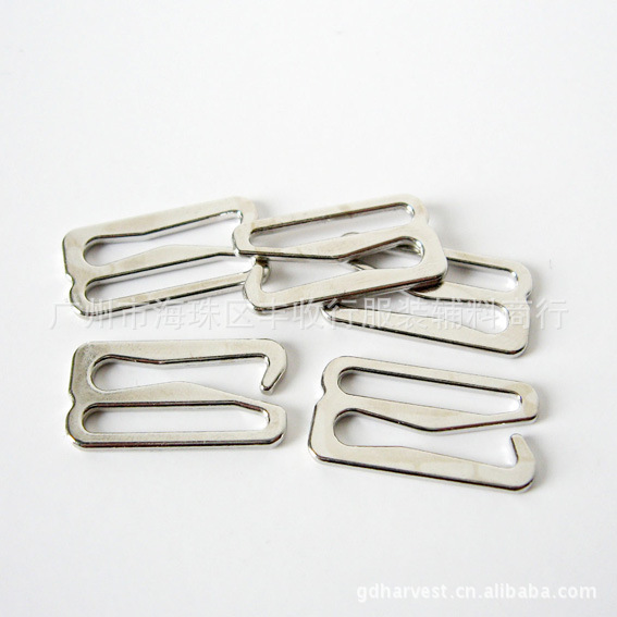 广州国际轻纺城批发内衣配件089环扣 合金加厚品质 无叻白叻现货