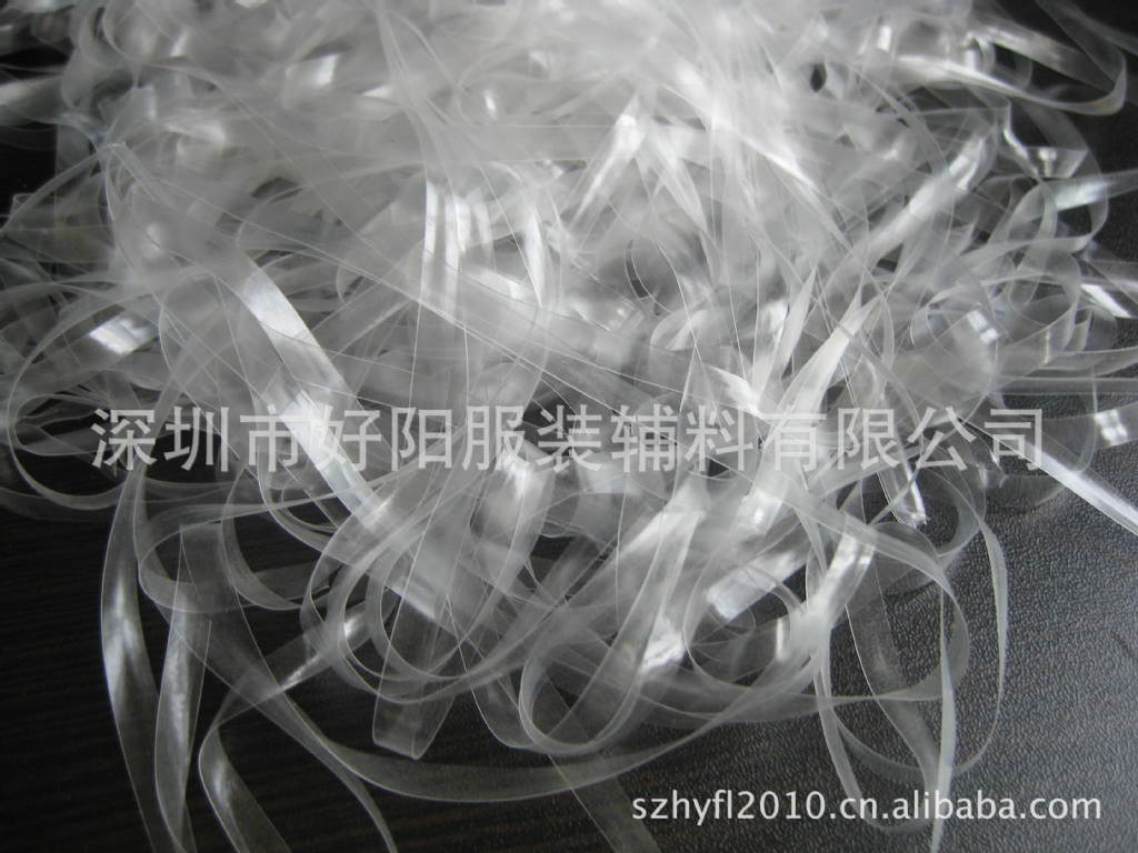 供应服装辅料/TPU带/TPU松紧带/透明肩带直爽型