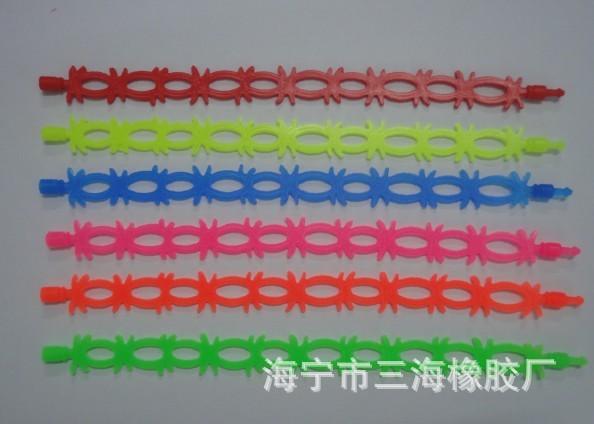 厂家直销订做各类硅胶工艺品 硅胶手带