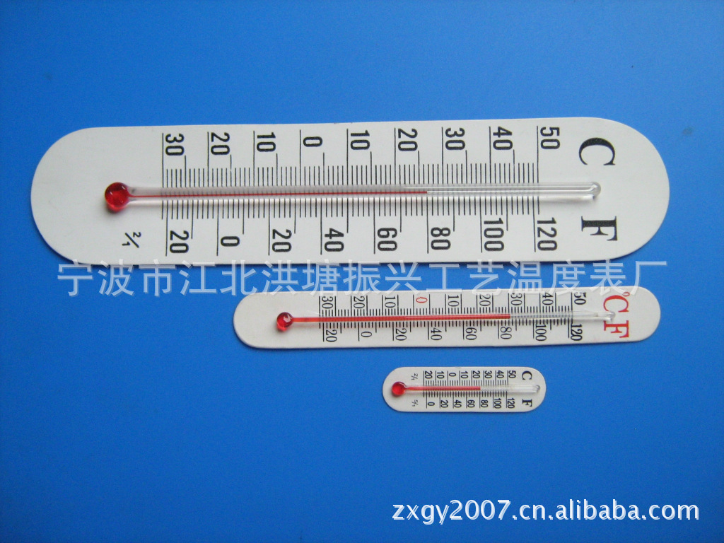 供应温度计 工艺品不干胶温度计