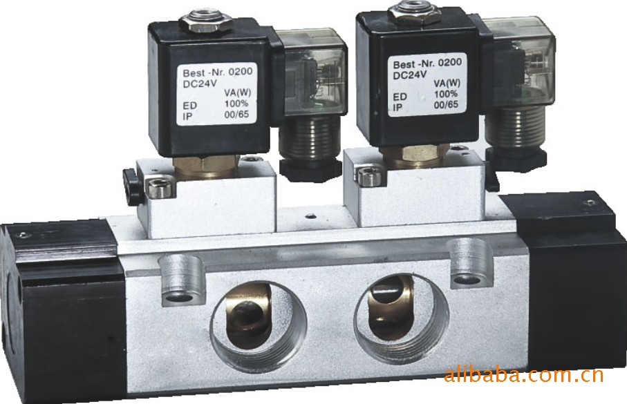 天盛气动厂家直销MVSD600-4E1-4E2系列二位五通电磁阀6分一寸