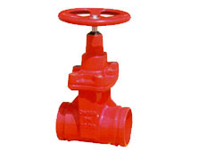 Z85X-16C/Q卡箍软密封闸阀 消防卡套式沟槽弹性座封法兰闸阀