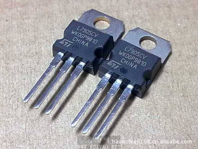 现货批量供应ST L7905CV  TO-220 三端稳压IC