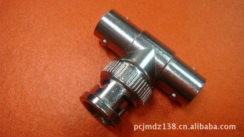 BNC一公两母/BNC三通/BNC转接头/视频头