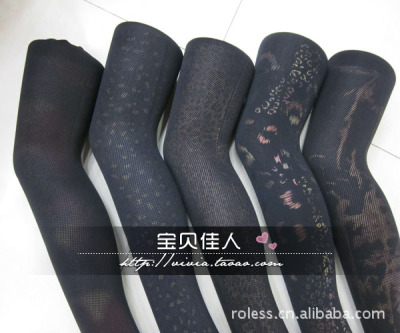 A38 golden Stamping Brushed Ninth pants monolayer Brushed Leggings Printed pants