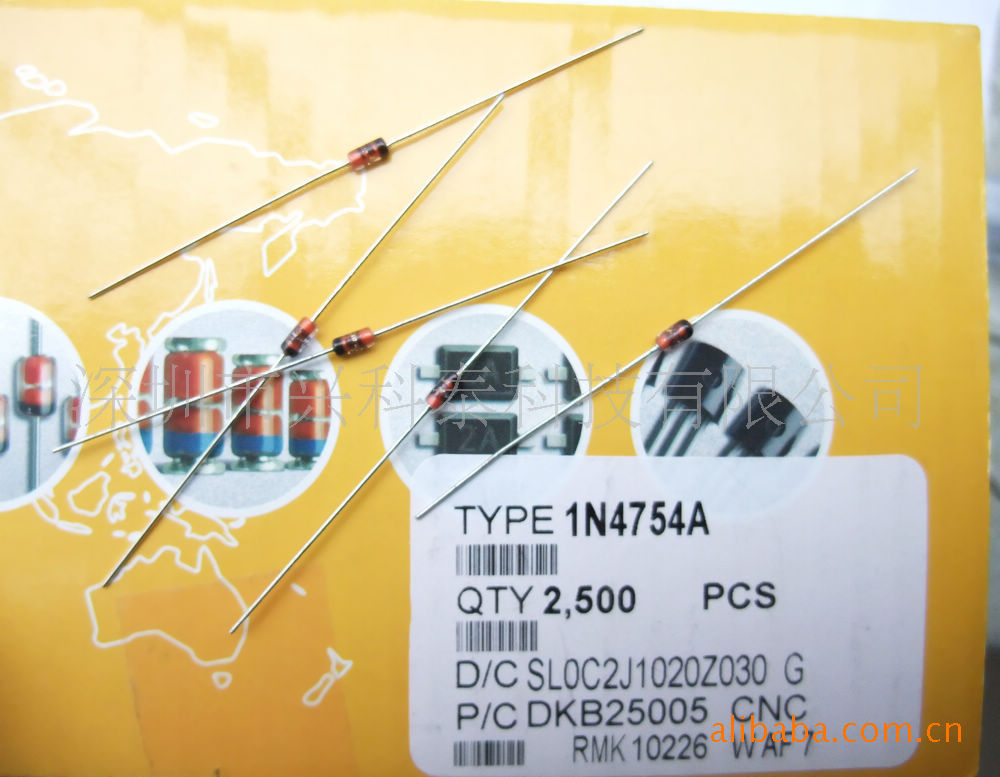 稳压二极管 1W 39V / 1N4754A