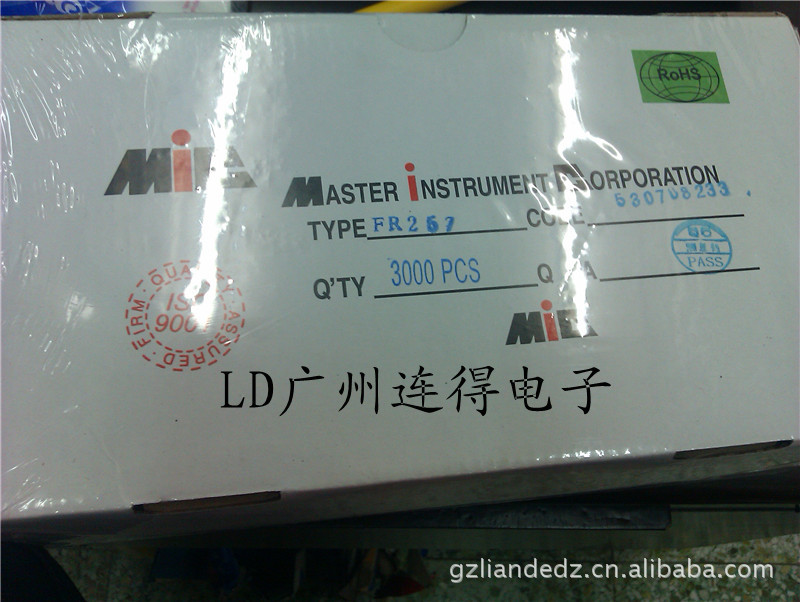 供应原装堂福 快恢复二极管FR254 FR257