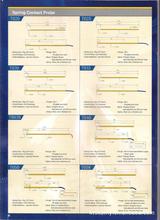 现货供应香港进口弹簧测试探针 0.2 pogo pin光板高碳钢镀铑探针