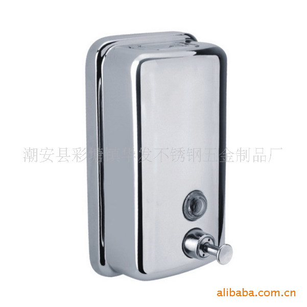 direct deal Wafa 304 stainless steel Manual soap dispenser 1000ml hotel Dedicated Soap dispenser wholesale