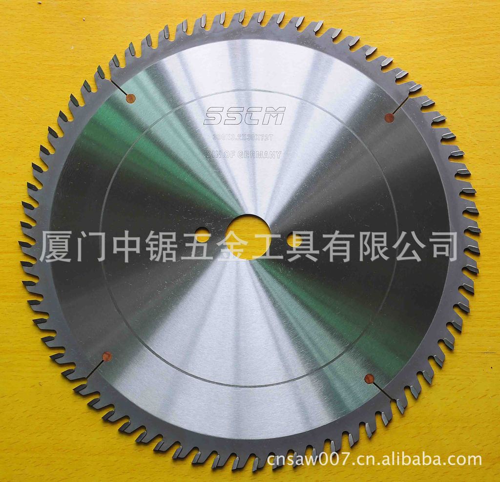 供应推台锯配套精密裁板锯锯片300-96齿(图)