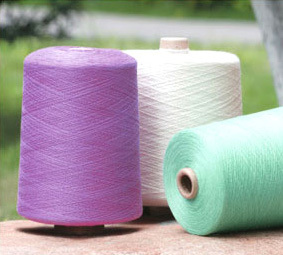 棉兔绒混纺纱 兔绒棉混纺纱 棉混纺纱保暖精纺羔羊绒