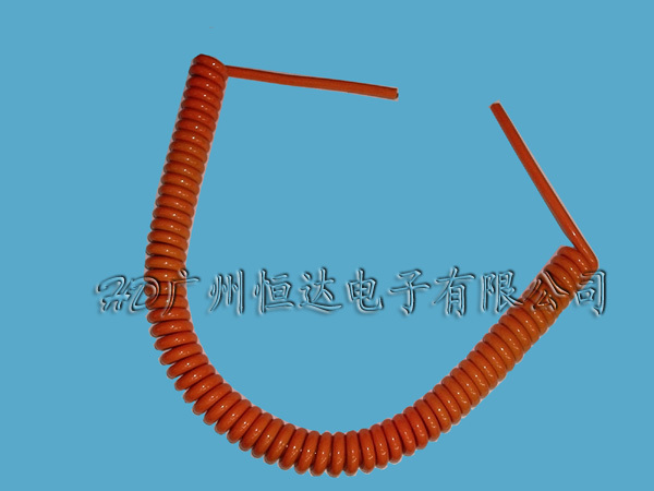 PU橙色曲线 PU信号线 电源线