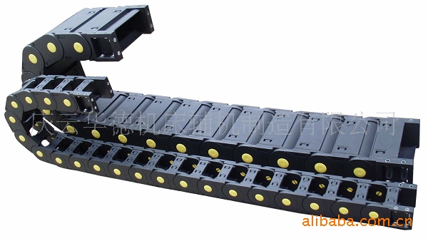 生产桥架式工程拖链。可打开式工程拖链、小型工程拖链、钢铝拖链