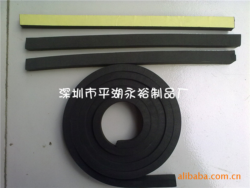 厂家直销 供应高弹eva海绵密封条单面背胶