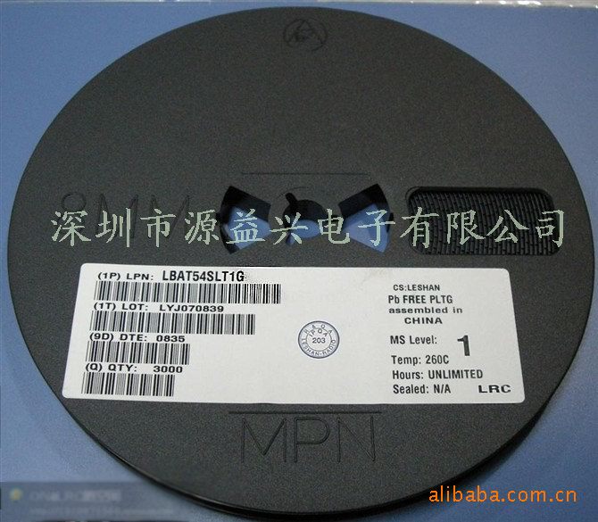全新原装  LBAT54SLT1G SOT-23 贴片三极管
