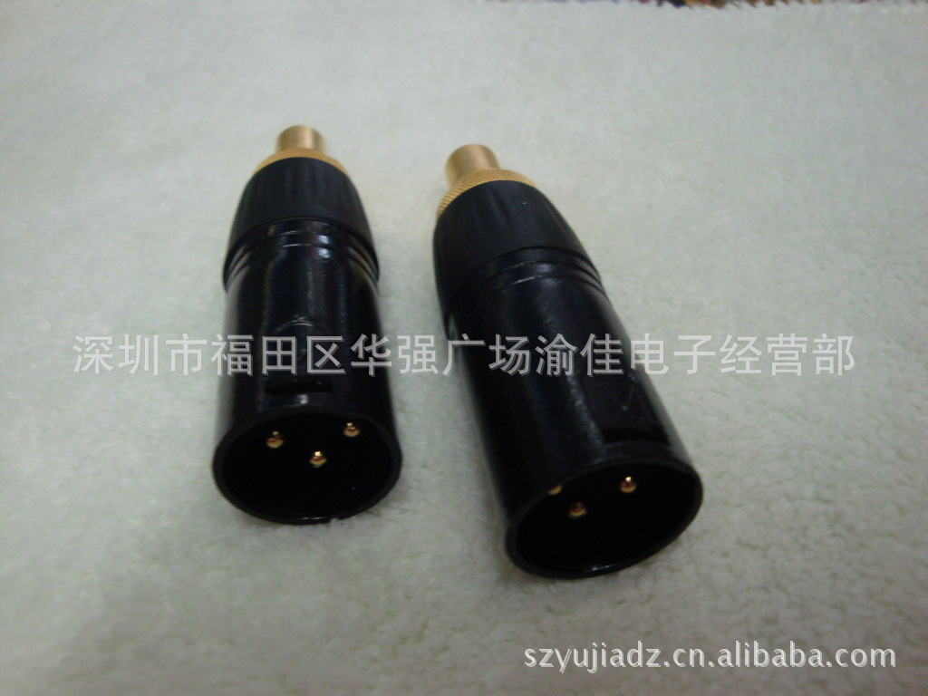 平衡转非平衡 卡农头转接头卡龙转莲花 卡龙公转RCA母 平衡转AV母