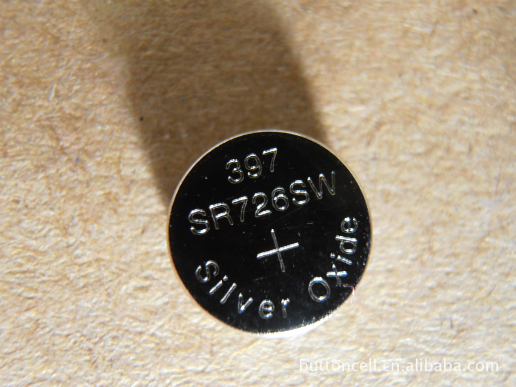 397/SR726SW纽扣电池 1.55V氧化银电池