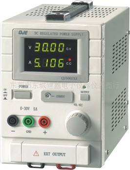 求精QJ3005XE单路直流电源30V/5A四位显示数字可调电源可满载工作