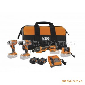 批发零售德国AEG充电锂电池套装工具JP18A4C