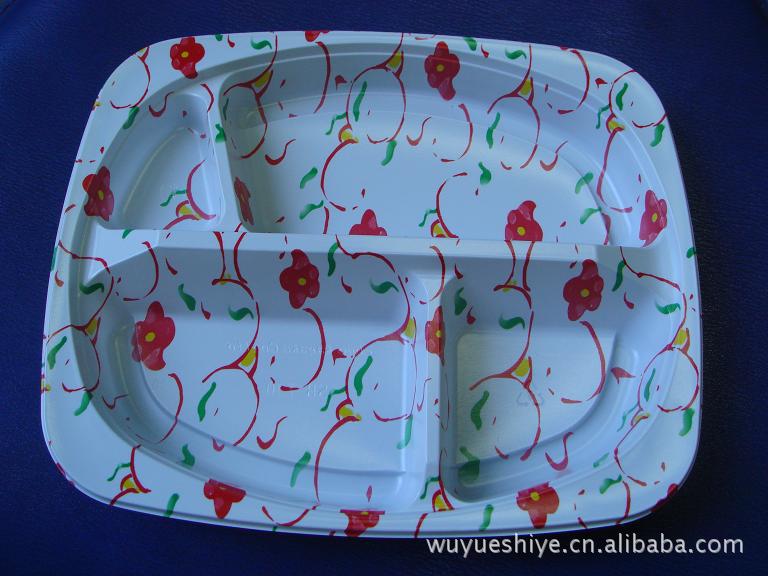 一次性PP环保四格餐盒、塑料餐盒SB-L10