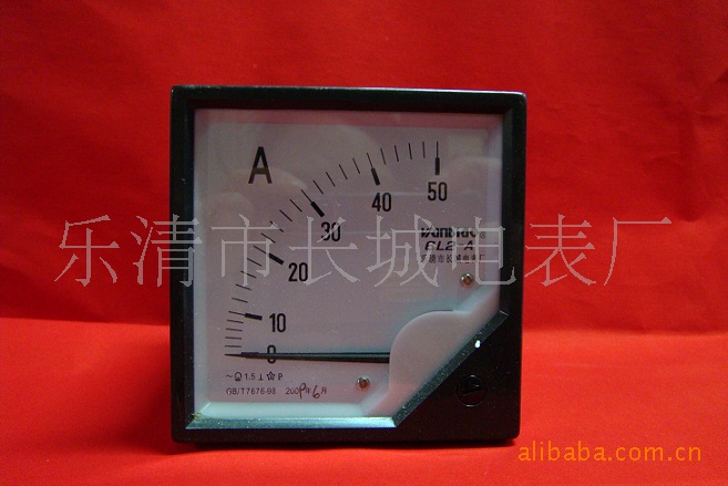供应长城电表厂 6L2 50A 直接式 交流电流测量仪表/直通