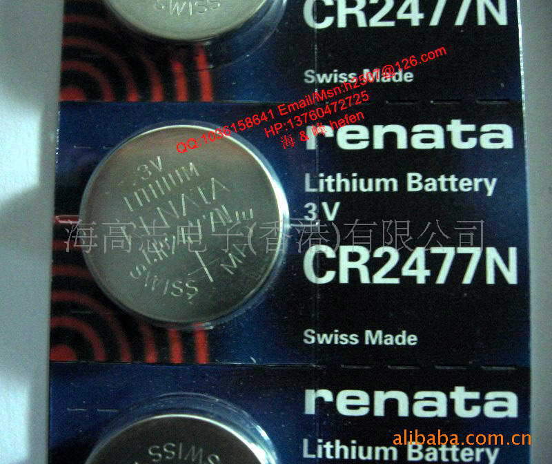 供应瑞士RENATA CR2477 纽扣电池