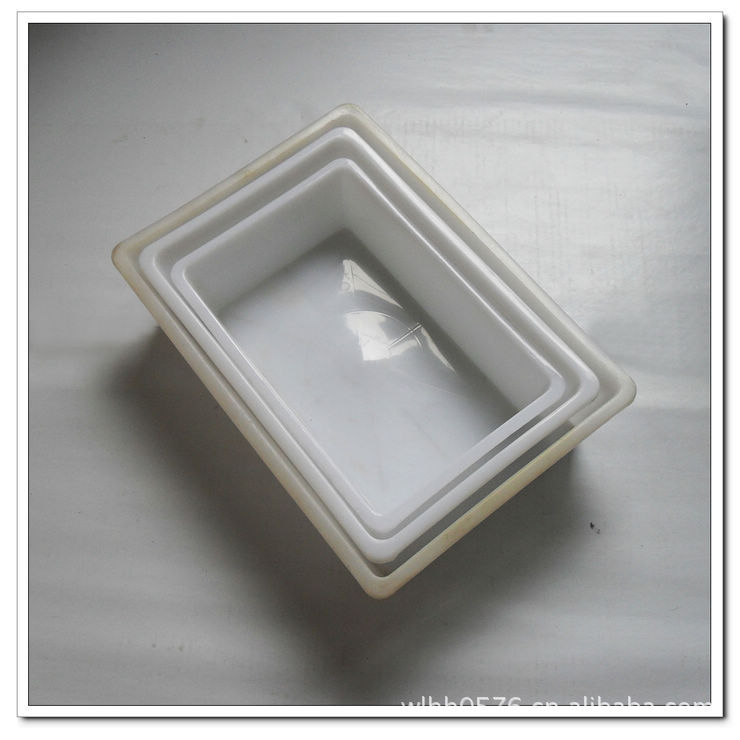 【厂家】 4公斤 结实型 白色食品级塑料盆