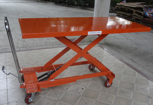 大台面（1600*800mm)液压升降平台车 手拉式下降 品质保证
