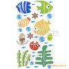 wholesale Creative Wall Stickers Cartoon fish stickers Children's Room Cartoon background Removable stickers LM1001