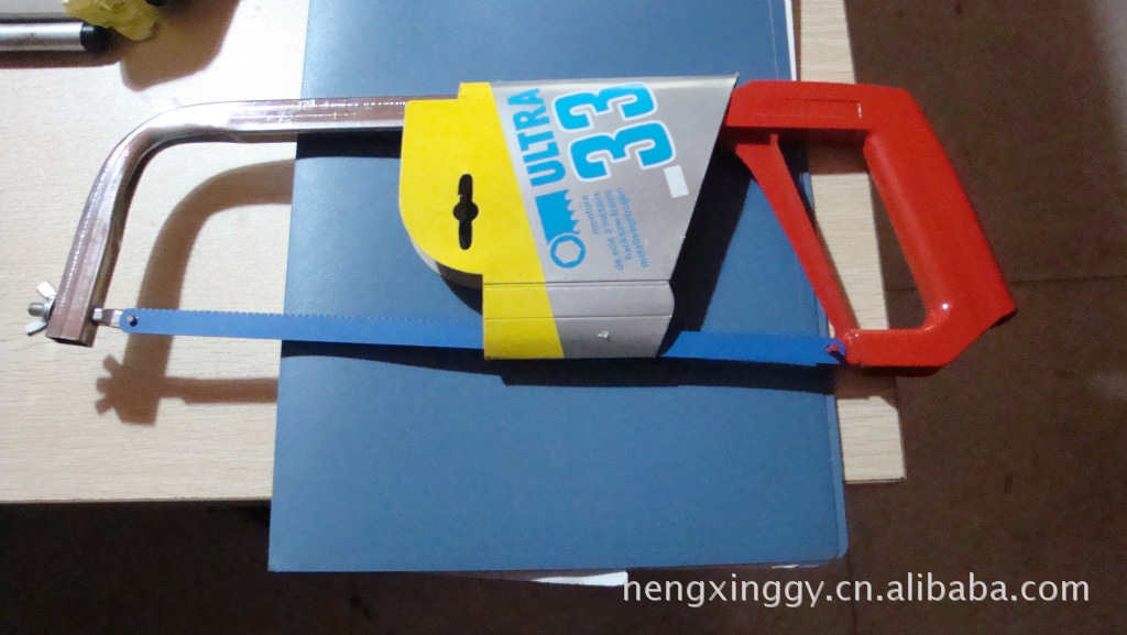 恒欣 新款法式锯 架铝柄方管制固 方式钢锯架电镀管子钢锯架 批发