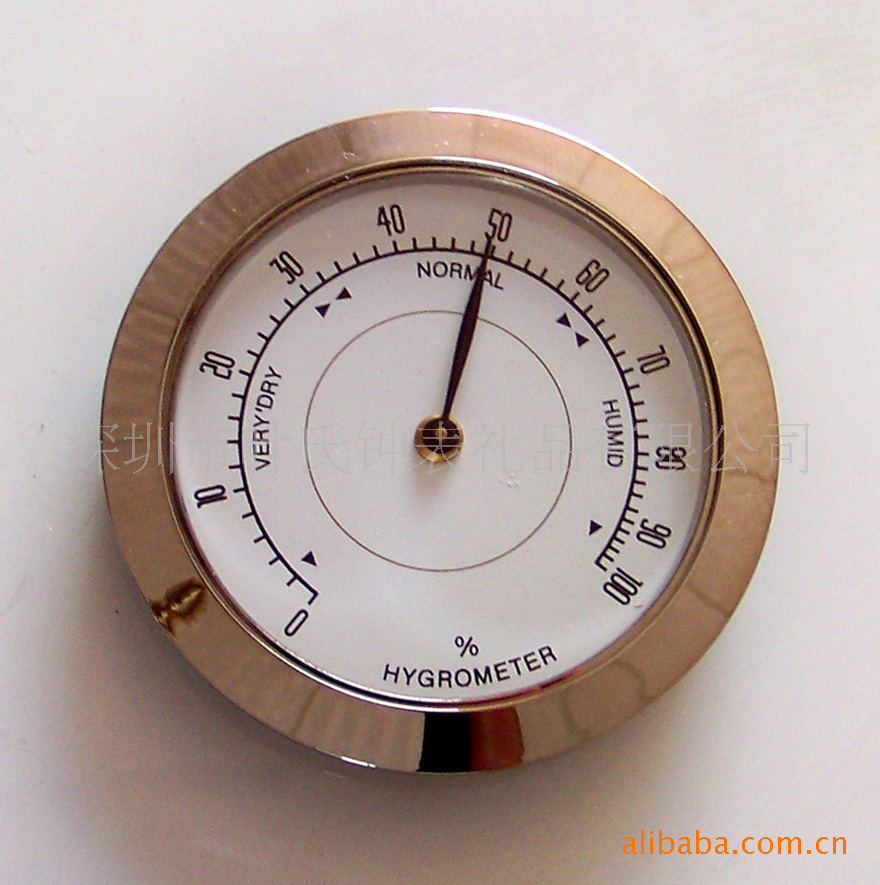 量大从优金属温湿度计表55mm湿度计/湿度批发优选精准