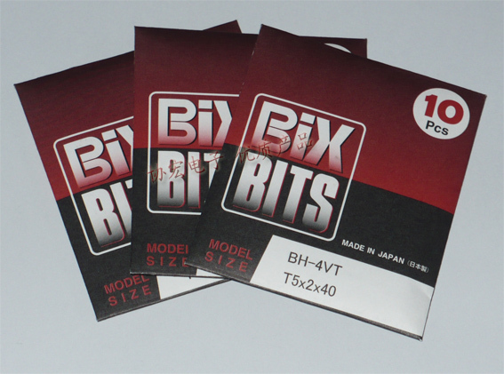 日本原装产BIX BITS批咀/批头/起子头/电批头4*40*3.0*T8梅花头