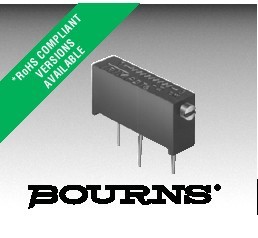 BOURNS微调电位器3009P-1-102ZLF 3009Y-1-502Z 3009W-1-501LF