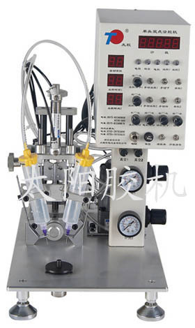 供应TYM2-2针筒式微型精密双点涂胶机AB点胶机厂家直销扬声器点胶