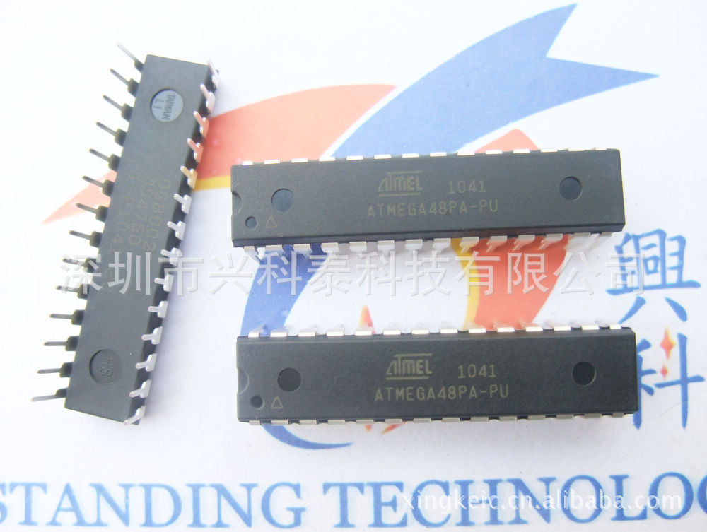 集成电路IC ATMEGA48PA-PU