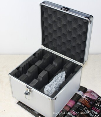 8粒装 全铝硬盘保护箱 硬盘铝箱 硬盘运输箱 带锁|ms