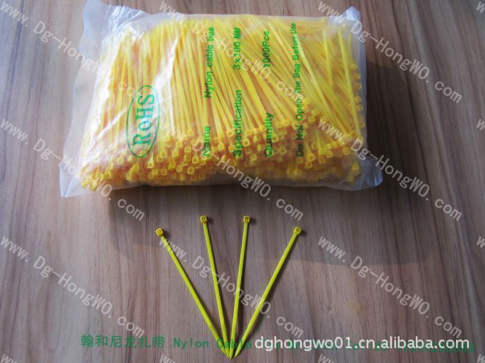 电源线扎带 高品质国标 2.5X120  各种包装 各种颜色定做品质优异