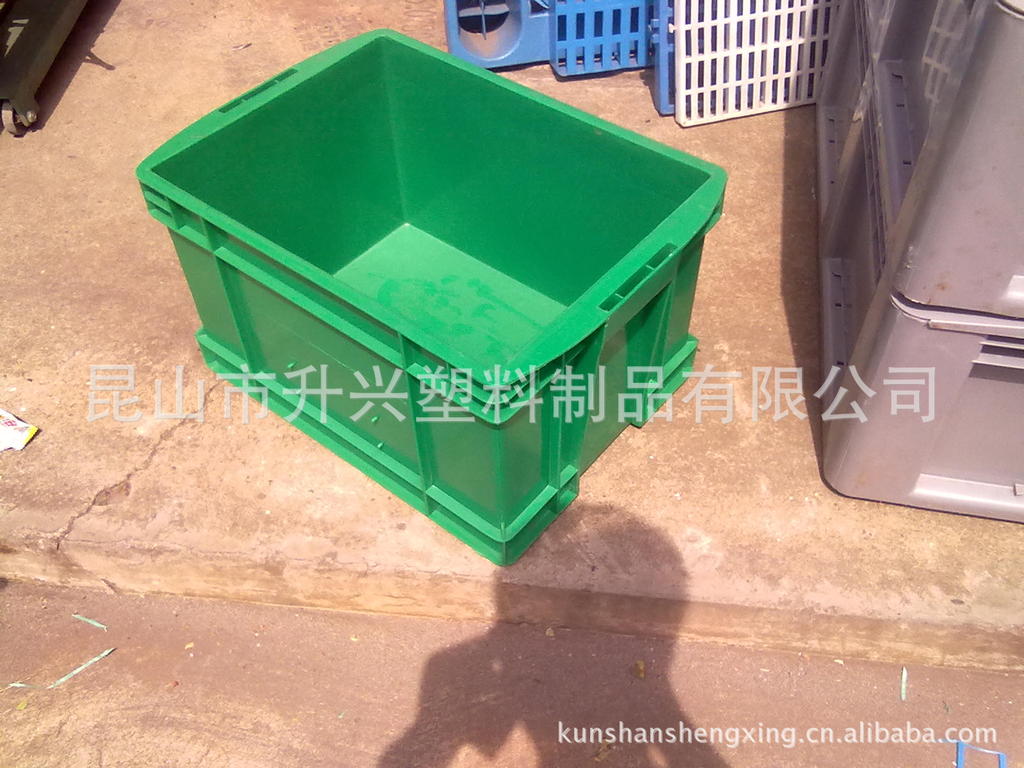 供应昆山塑料箱450-320-165周转箱，防静电周转箱，苏州塑料箱