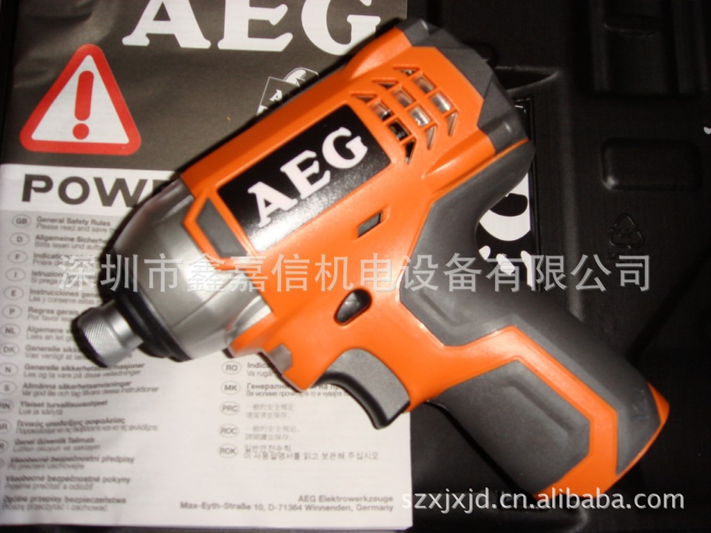 批发零售德国AEG充电锂电起子机BSS12C LI