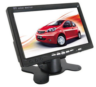 7寸彩色液晶显示器屏 车载显示器 自动切换后视功能
